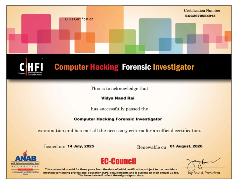 EC-Council Certificate 4